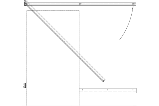 AIC Rollenführung, Schiebetür, 57221 57221 AIC