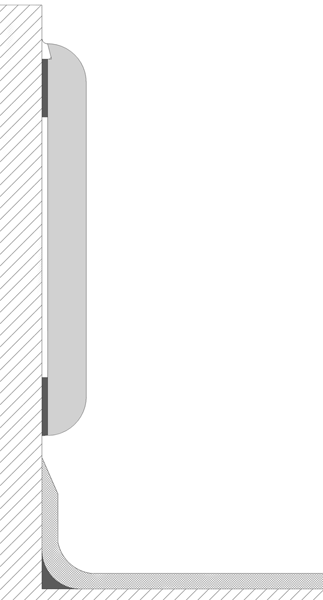 Wandschutz HDPE Polyethylen - Lebensmittelecht